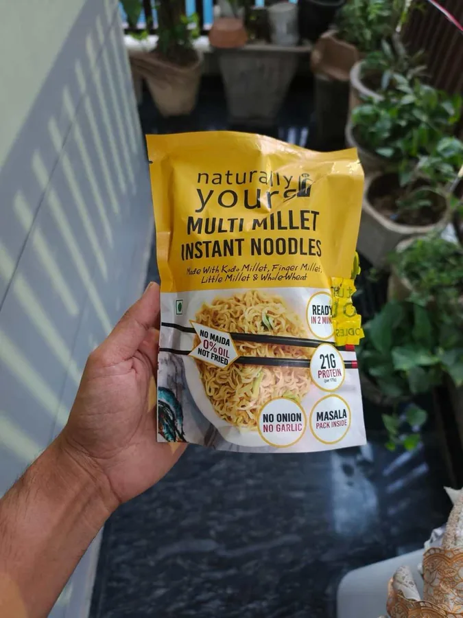 Naturally Yours Multi-Millet Noodles — maida-free instant millet noodles pack