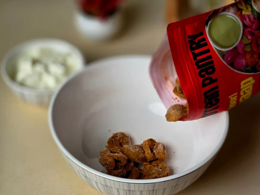 Protein Pantry Tandoori Chaap — high-protein soya chaap in smoky tandoori masala