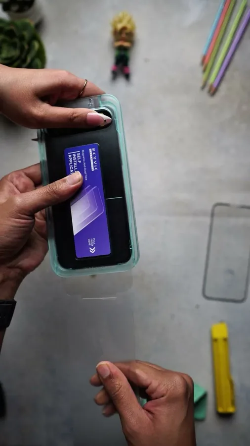 Skyvik tempered glass screen protector — phone screen guard with alignment tool